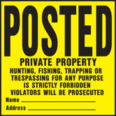 Private Property Sign