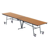 27" x 145" x 36" Rectangular Mobile Table Unit