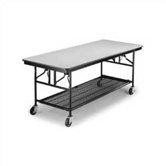 Mobile Utility Table, Laminate Top