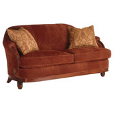 Royal Palms Tight Back Leather Sofa