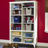 Brookleigh Tall Daybed Bookcase in Soft White