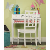 Lily 34" W Writing Desk with Chair