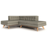 Luna Double Bumper Loft Sectional