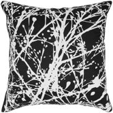 Silk Print Splatter Pillow