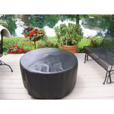 42" Round All Weather Cover in  Black