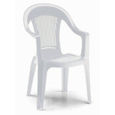 High Back Stacking Arm Chair