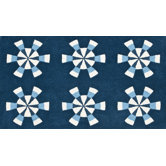 Pinwheel Blue Rug