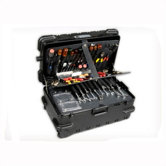 "Military-Ready" Master Mechanic 3 Pallet Case (with built-in cart): 12" H x 25" W x 15" D