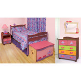 Girl Teaset Twin Slat Bedroom Collection
