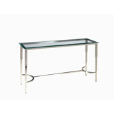 Sheila Rectangular Glass Top Console Table