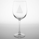 Sailboat Large Wine Glass (Set of 4)