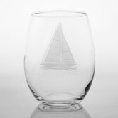 Sailboat White Wine Tumbler (Set of 4)