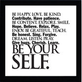 Be Happy Print Art