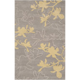 Organic Modern Gray/Yellow Rug