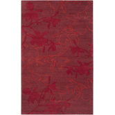 Organic Modern Red/Orange Rug