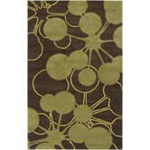 Bubble Brown/Green Rug