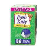 Jumbo Cat Litter Box Liners (30 Pack)