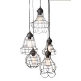 Wire 5 Light Pendant