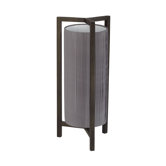 Shoji Lamp with Pleated Shade