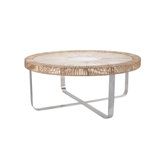 Split Rattan Coffee Table