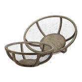 Wire Atlas Bowl (Set of 2)