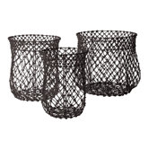 Nested Fisherman Rope Baskets (Set of 3)