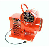 8" AC Electric, Portable Ventilation Blower with 1277.4 CFM
