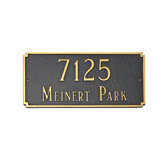 Madison Standard Address Plaque
