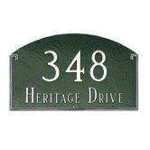 Petite Georgetown Address Plaque