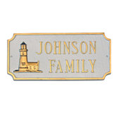 Lighthouse Princeton Address Plaque