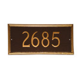 Dove Arch Address Plaque