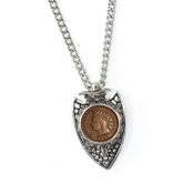 Men's Indian Cent Arrowhead Pendant