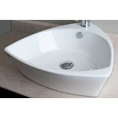 Triangular Shaped Single Hole Vessel Sink