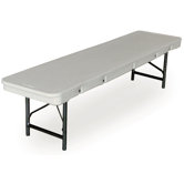 Commercialite Plastic Folding Bench