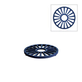 Tramontina Gourmet Enameled Cast Iron 7 in Round Trivet Gradated