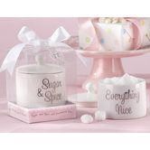 Baby Shower Sugar, Spice and Everything Nice Sugar Bowl with Lid