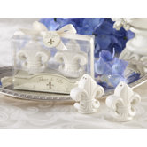 "Fleur-De-Lis" Ceramic Salt and Pepper Shaker