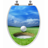 3D Series Elongated Golf Toilet Seat