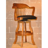 Burnished Oak Champion Nostalgia Barstool
