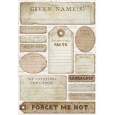 Cardstock Stickers Ancestry Journaling