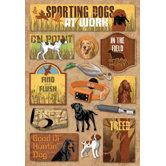 Cardstock Stickers Sporting Dog