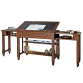 Portland Loft Office Collection Expandable Architect's Desk