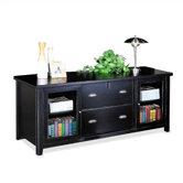 Tribeca Loft Black Storage Credenza