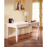Tribeca Loft White Writing Desk
