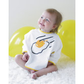 Organic Bib Set in Frying Egg and Baby Boy Blue