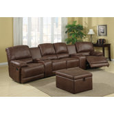 Carlos Bonded Leather Cinema Suite