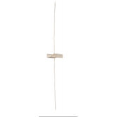 Liaisons Appliquees One Light Wall Sconce in Silver