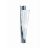 Lola One Light Wall Sconce in Satin Nickel