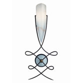 Louvre One Light Wall Sconce in Rusty