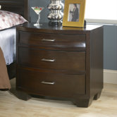 Contour 3 Drawer Nightstand
